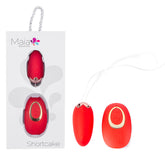 Maia Shortcake USB Rechargeable Vibrating Egg with Wireless Remote Red BULLETS